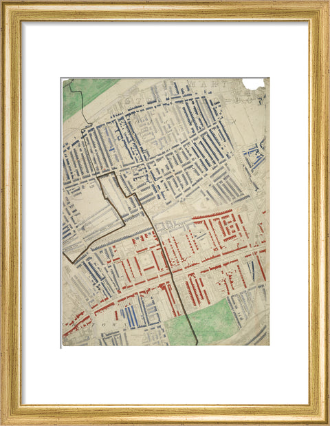 Descriptive map of London Poverty Section 20 1889