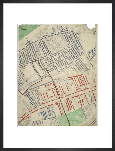 Descriptive map of London Poverty Section 20 1889
