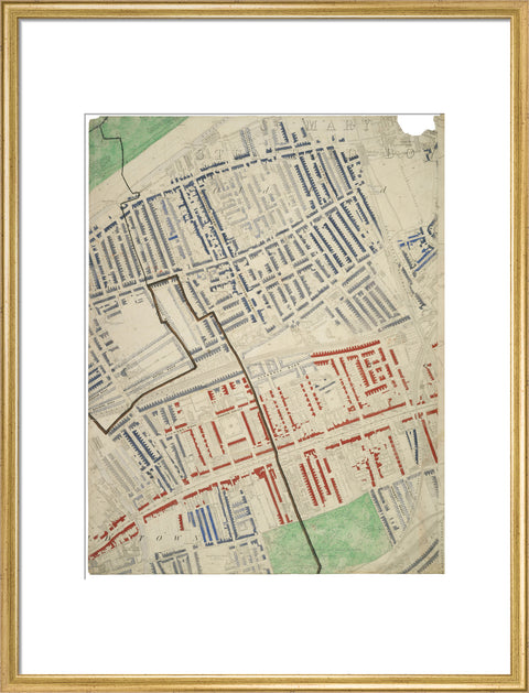 Descriptive map of London Poverty Section 20 1889