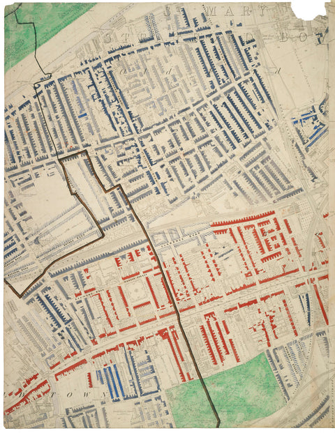 Descriptive map of London Poverty Section 20 1889