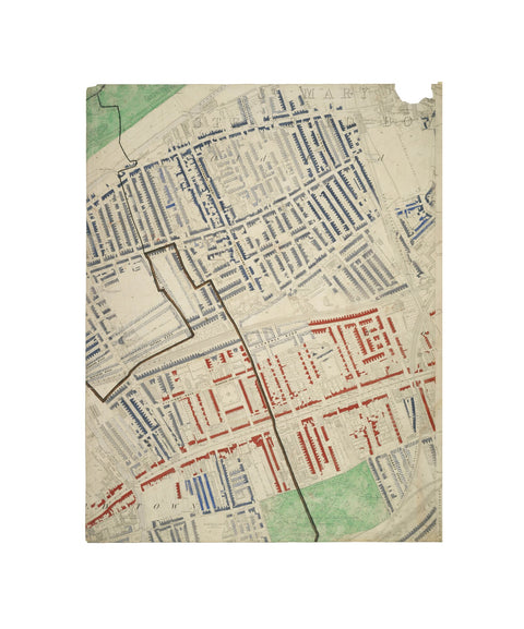 Descriptive map of London Poverty Section 20 1889