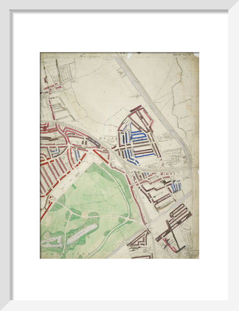 Descriptive map of London Poverty Section 10 1889