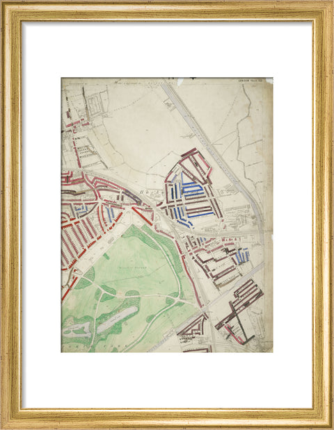 Descriptive map of London Poverty Section 10 1889