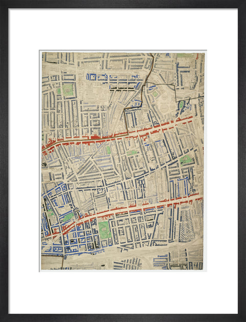 Descriptive map of London Poverty Section 18 1889