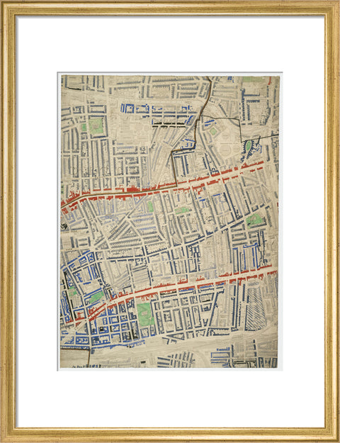 Descriptive map of London Poverty Section 18 1889