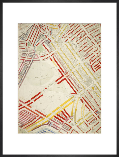 Descriptive map of London Poverty Section 11 1889