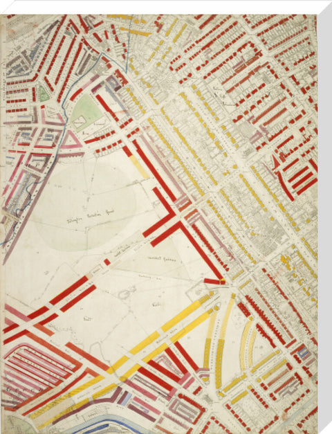 Descriptive map of London Poverty Section 11 1889
