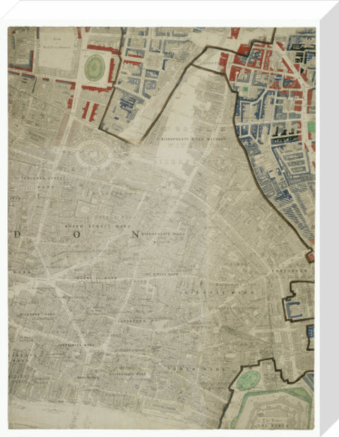 Descriptive map of London Poverty Section 27 1889