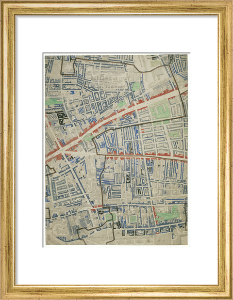 Descriptive map of London Poverty Section 28 1889