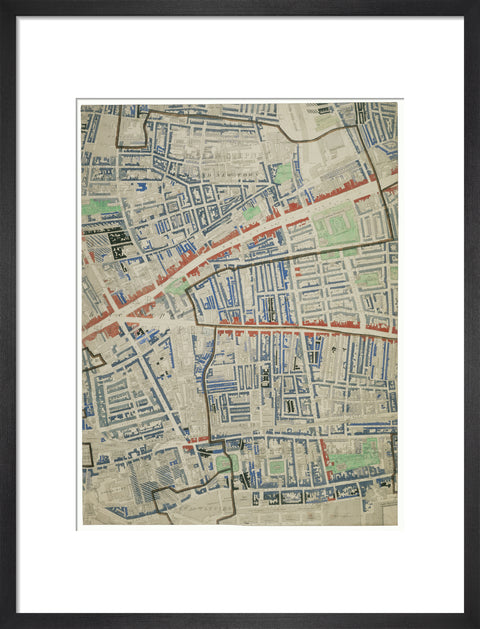Descriptive map of London Poverty Section 28 1889