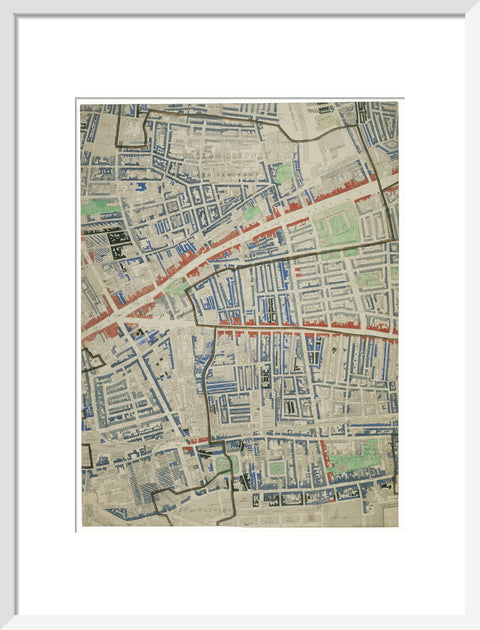 Descriptive map of London Poverty Section 28 1889