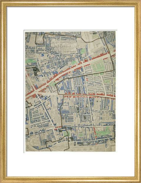 Descriptive map of London Poverty Section 28 1889