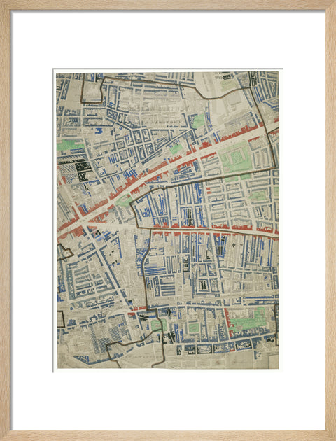 Descriptive map of London Poverty Section 28 1889