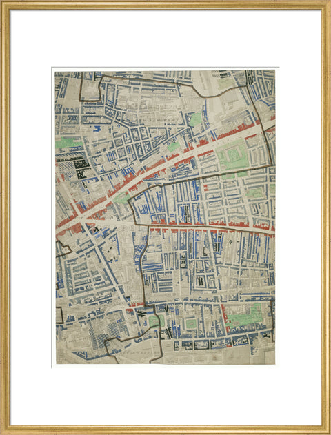 Descriptive map of London Poverty Section 28 1889