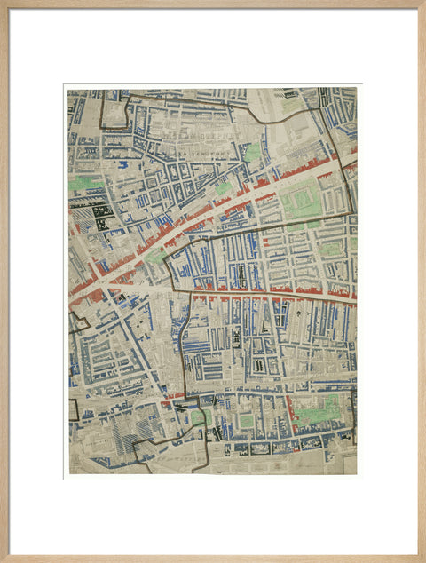 Descriptive map of London Poverty Section 28 1889