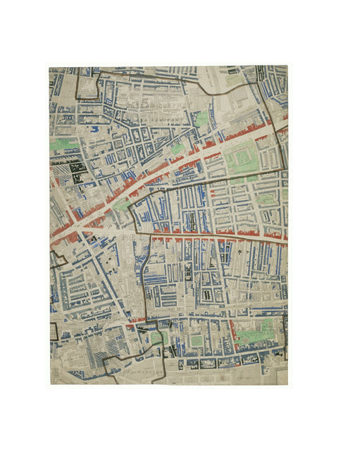 Descriptive map of London Poverty Section 28 1889