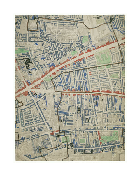 Descriptive map of London Poverty Section 28 1889