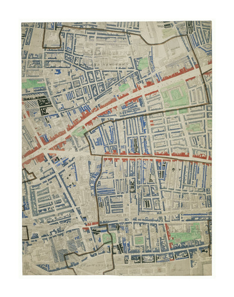 Descriptive map of London Poverty Section 28 1889