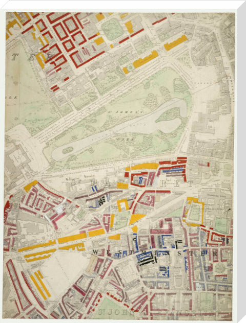 Descriptive map of London Poverty Section 34 1889