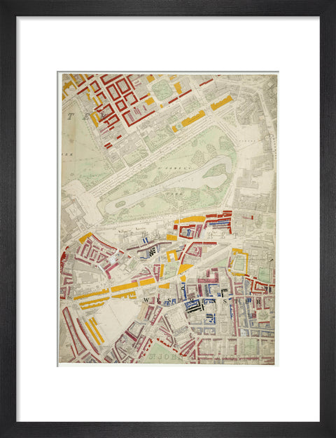 Descriptive map of London Poverty Section 34 1889