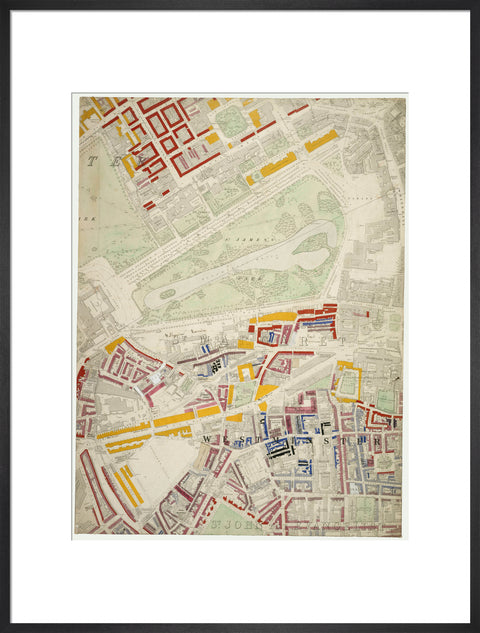 Descriptive map of London Poverty Section 34 1889