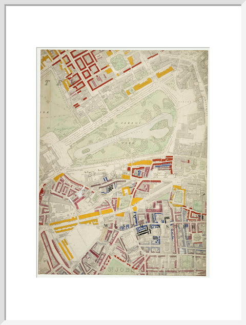 Descriptive map of London Poverty Section 34 1889