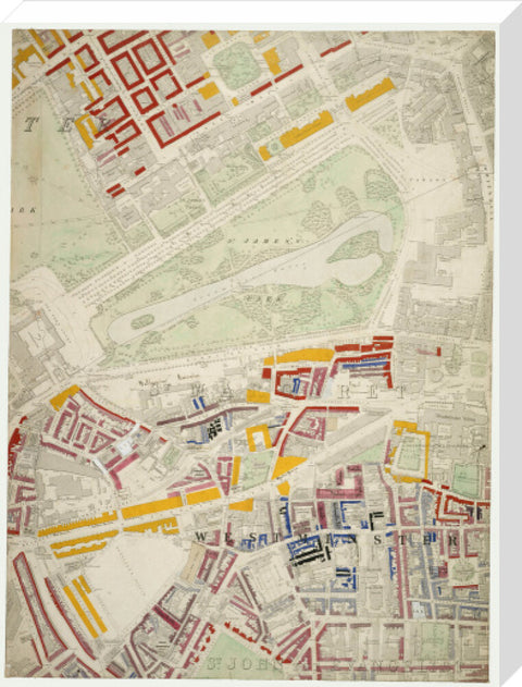 Descriptive map of London Poverty Section 34 1889
