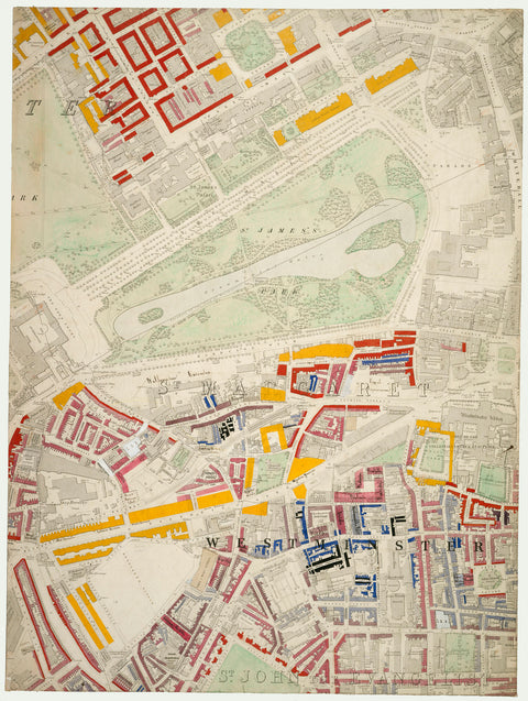 Descriptive map of London Poverty Section 34 1889
