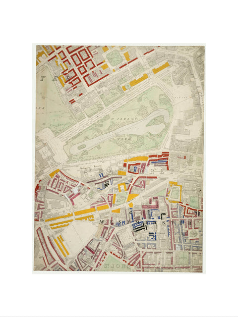 Descriptive map of London Poverty Section 34 1889