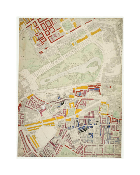 Descriptive map of London Poverty Section 34 1889