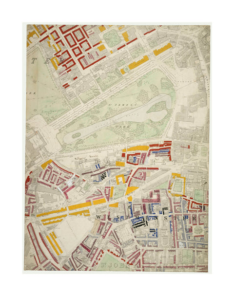 Descriptive map of London Poverty Section 34 1889