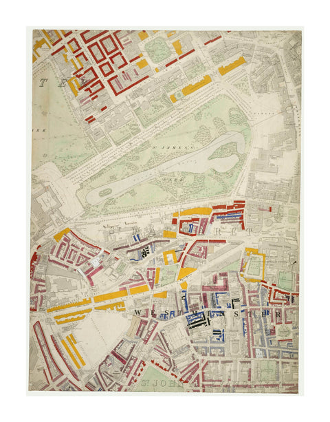 Descriptive map of London Poverty Section 34 1889