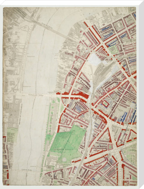 Descriptive map of London Poverty Section 35 1889