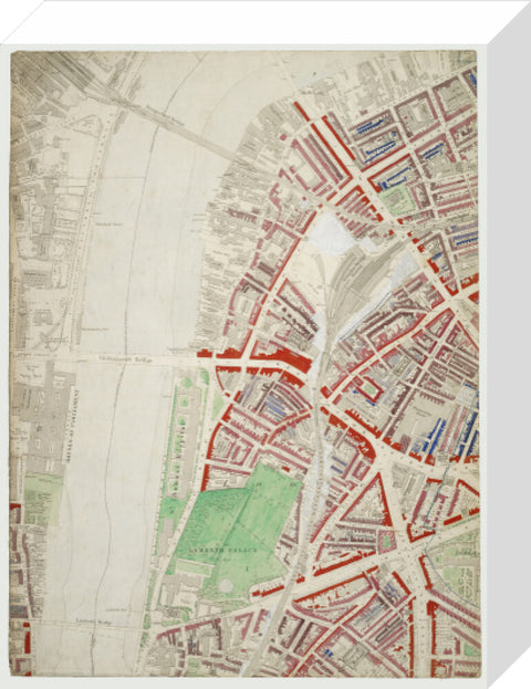 Descriptive map of London Poverty Section 35 1889