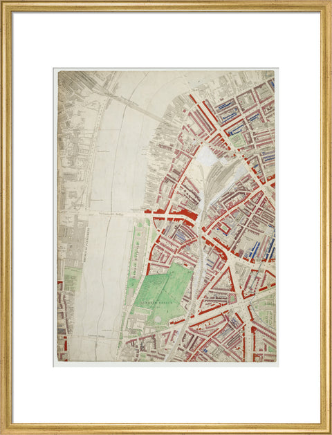 Descriptive map of London Poverty Section 35 1889