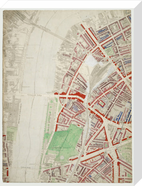 Descriptive map of London Poverty Section 35 1889