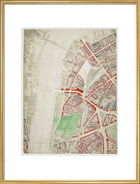 Descriptive map of London Poverty Section 35 1889