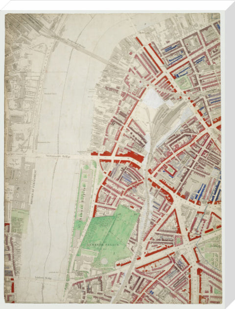Descriptive map of London Poverty Section 35 1889