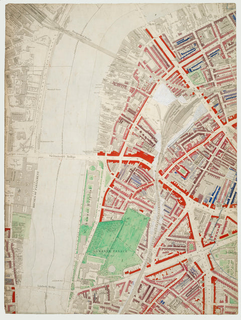 Descriptive map of London Poverty Section 35 1889