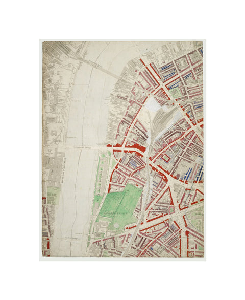 Descriptive map of London Poverty Section 35 1889