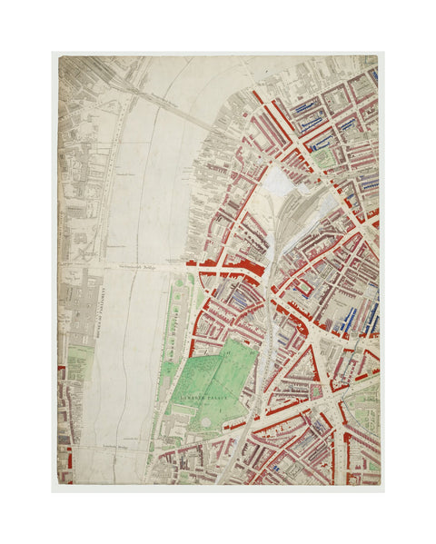 Descriptive map of London Poverty Section 35 1889