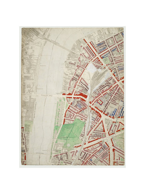 Descriptive map of London Poverty Section 35 1889