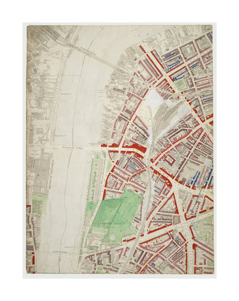Descriptive map of London Poverty Section 35 1889