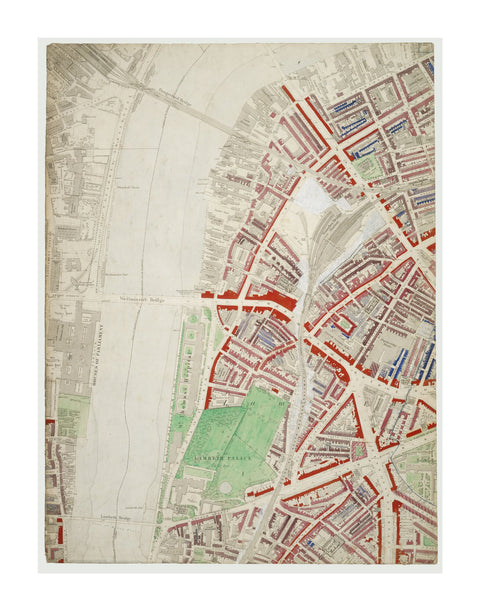 Descriptive map of London Poverty Section 35 1889
