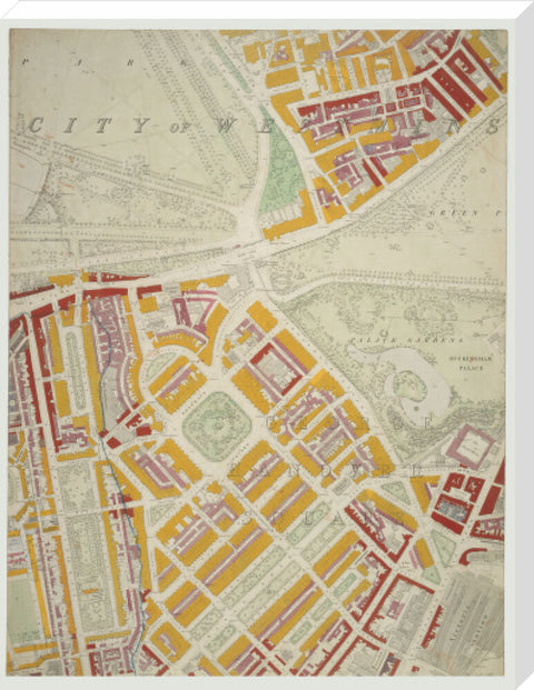 Descriptive map of London Poverty Section 33 1889