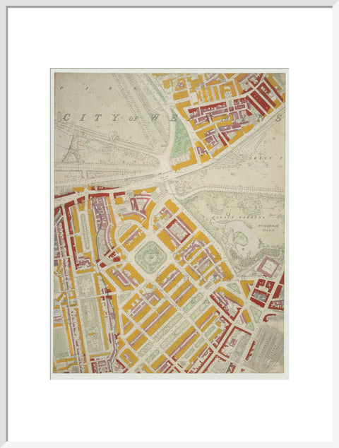 Descriptive map of London Poverty Section 33 1889