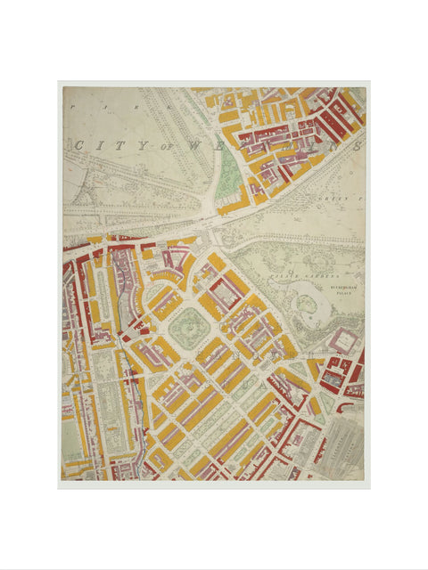 Descriptive map of London Poverty Section 33 1889