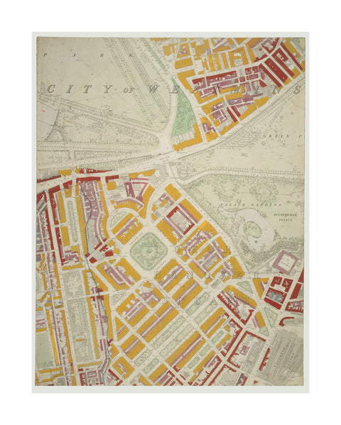 Descriptive map of London Poverty Section 33 1889