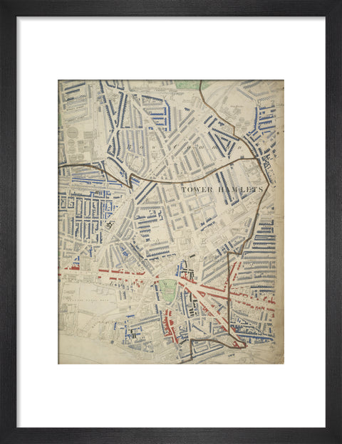 Descriptive map of London Poverty Section 30 1889