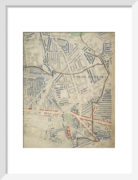 Descriptive map of London Poverty Section 30 1889